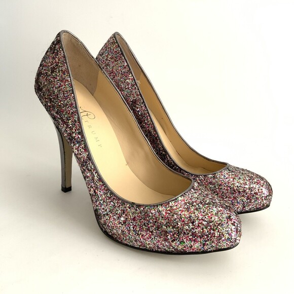 Ivanka Trump Glitter Kaydena Stiletto Heels Multicolor 8.5 - Picture 11 of 11